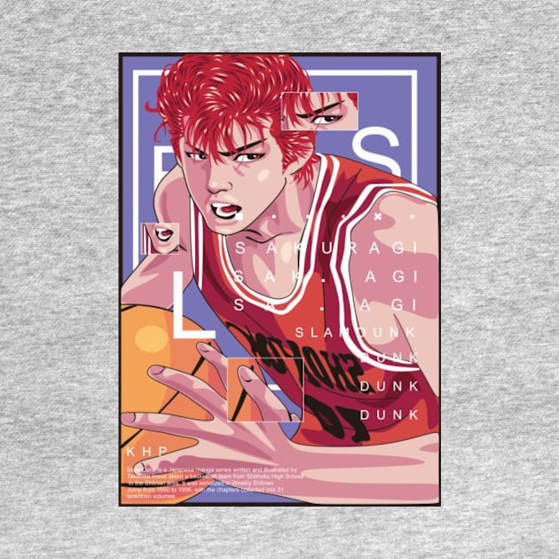 Hanamichi Sakuragi by Kukuh_handal